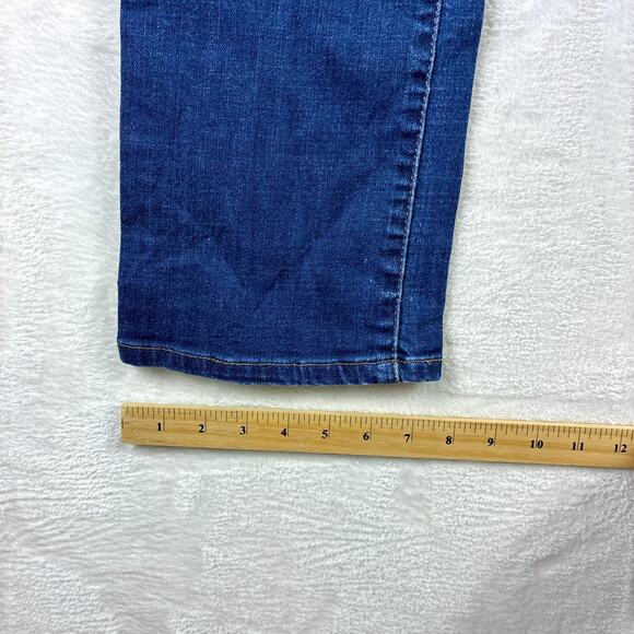 VTG Levis 505 Straight Leg Jeans Womens 30x32 Stretch Flap Pocket Y2K Rocker - Picture 8 of 10
